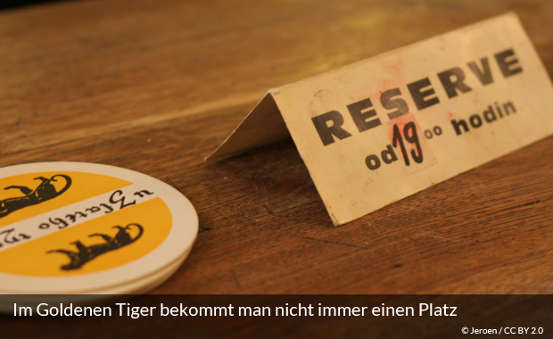 U Zlatého Tygra - ein klassisches tschechisches Bier-Lokal