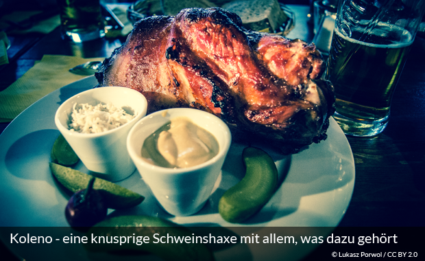 Koleno, eine typisch tschechische Schweinshaxe