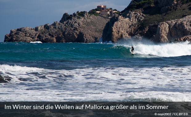 Wellenreiten auf Mallorca