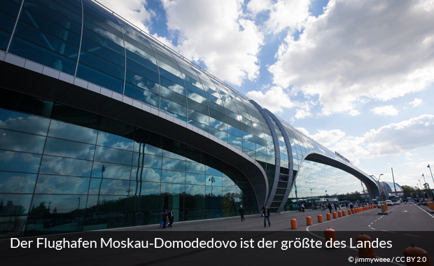 Flughafen Domodedowo in Moskau