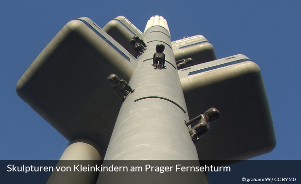Der Prager Fernsehturm in Žižkov