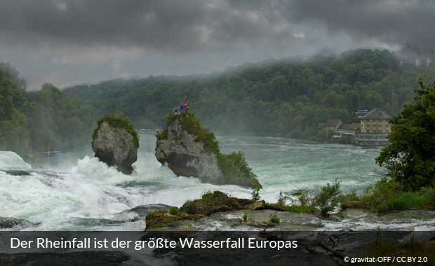 Der Rheinfall bei Schaffhausen