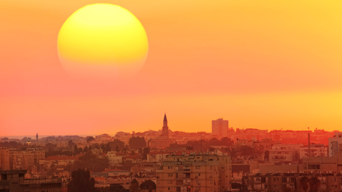 Sonnenuntergang Tel Aviv