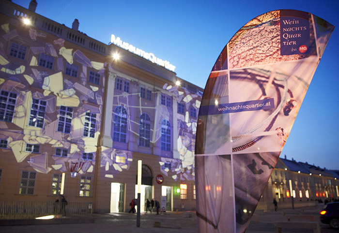 Weihnachtsmarkt MuseumsQuartier in Wien