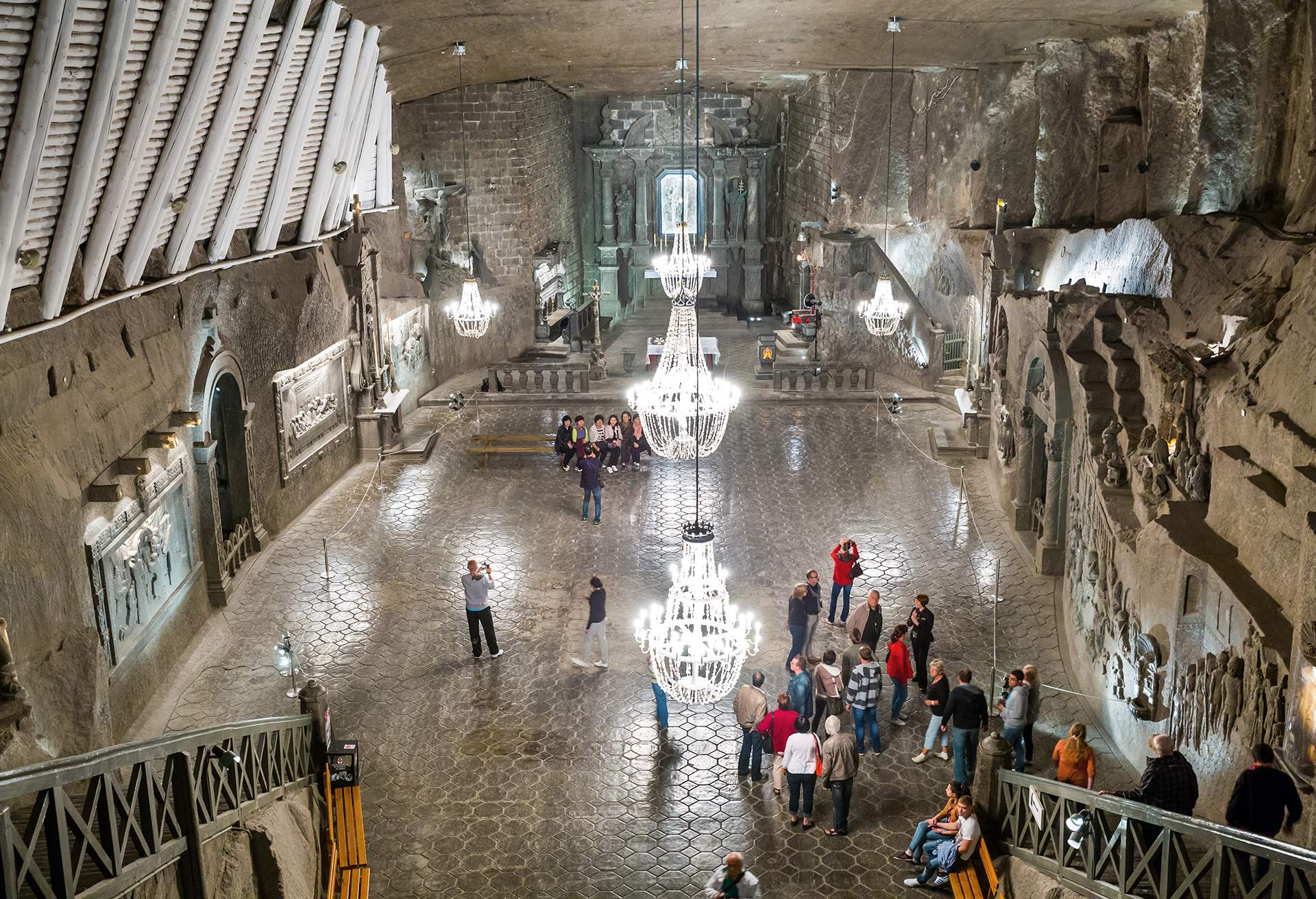 Salt mine Wieliczka in Poland